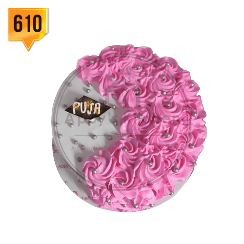 610_Stweberry Cake Rs 400 per pound